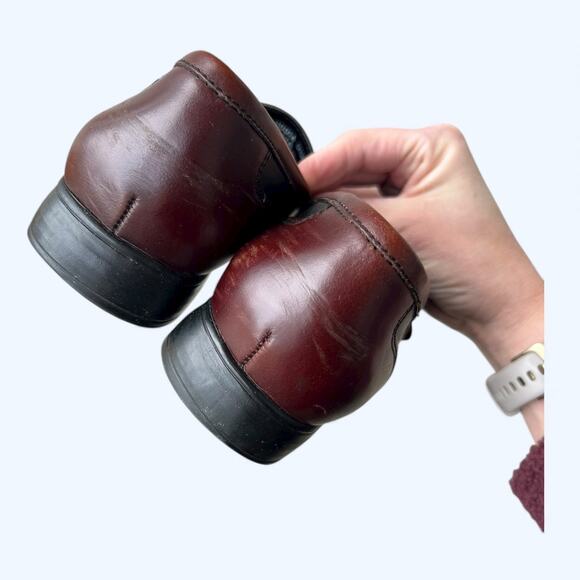 G.H. Bass Weejuns Setta Tassel Loafers Causal Moc Toe Men's Sz 8 M Black Brown - Picture 7 of 9